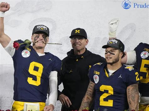 Harbaugh's Michigan Wolverines to play for national title after stopping Alabama 27-20 in OT